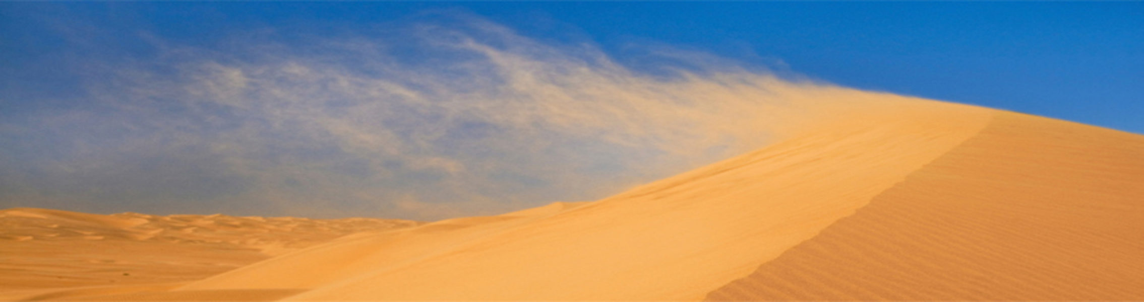 Blowing sand